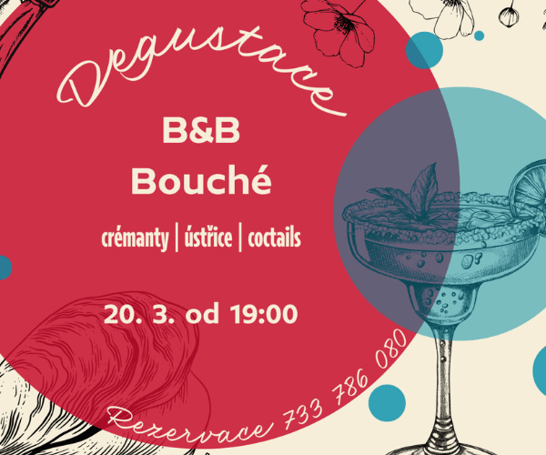 Degustace B&B Bouché & coctails – 20/3 - Bubeneč