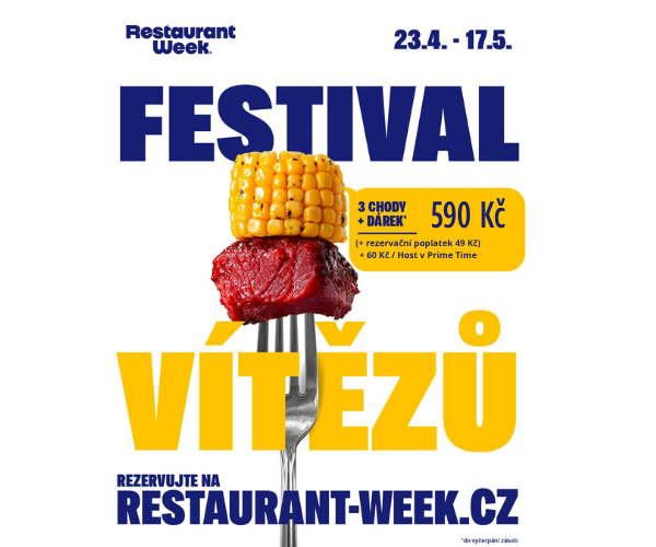 Restaurant week - Festival vítězů - pobočka Maltézské náměstí
