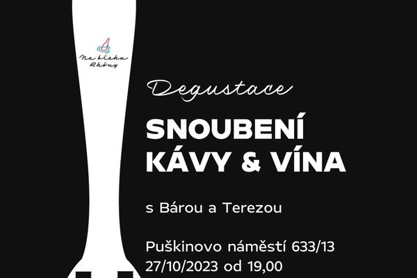 27/10 – Degustace Snoubení KÁVY & VÍNA – Puškinovo náměstí