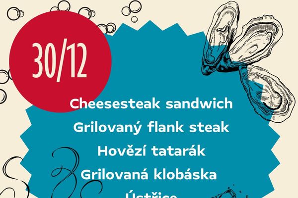 30/12 – Jan Maitner vaří na Výtoni! Předsilvestrovská party.