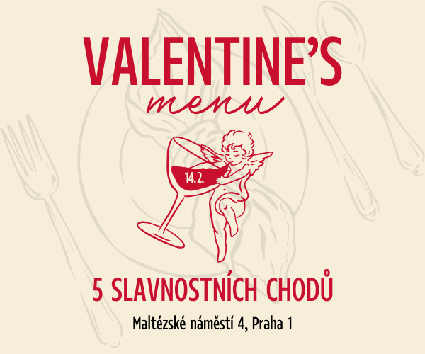Valentýnské slavnostní menu na Maltézském - 14/2