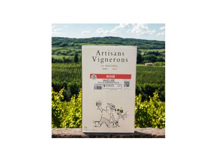 Rhonéa 002 IGP Vaucluse Rosé (BIB 5L) bag in box růžové víno 1200x800 (4)