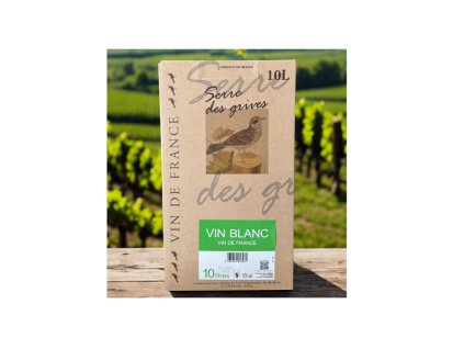 Vignerons Ardéchois 050 Serre Des Grives Vin de France Blanc (BIB 10L) bag in box bílé víno 1200x800 (4)