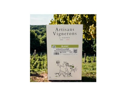 Rhonéa 001 IGP Vaucluse Blanc (BIB 5L) bag in box bílé víno 1200x800 (4)