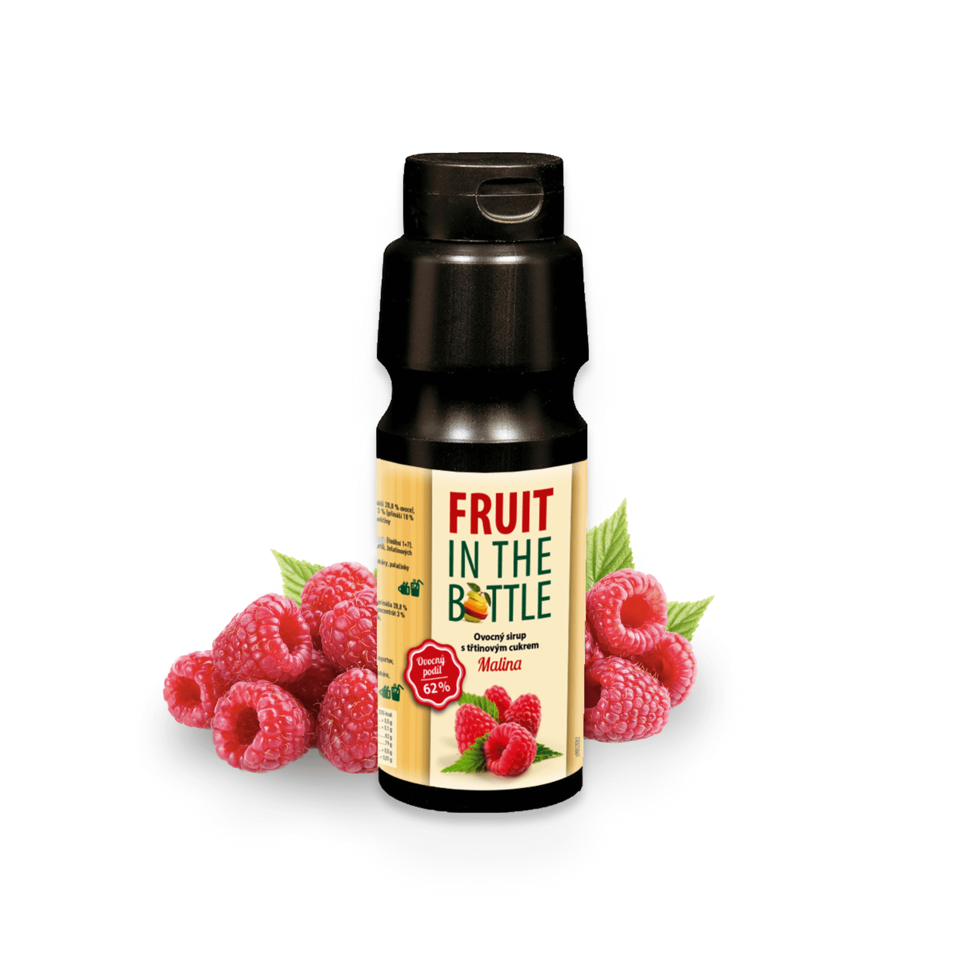 FRUJO Sirup Fruit in the Bottle – Malina, 750 ml | Přírodní sirup do sody
