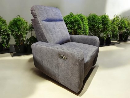Křeslo multifunkční Patrik elektrické polohovací, houpací i otáčecí