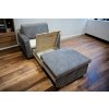 Křeslo rozkládací na denní spaní Lakky, s područkami