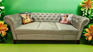 Pohovka Filip rozkládací, možnost výztuha na 150Kg. Možná úprava rozměrů i změna potahové látky....