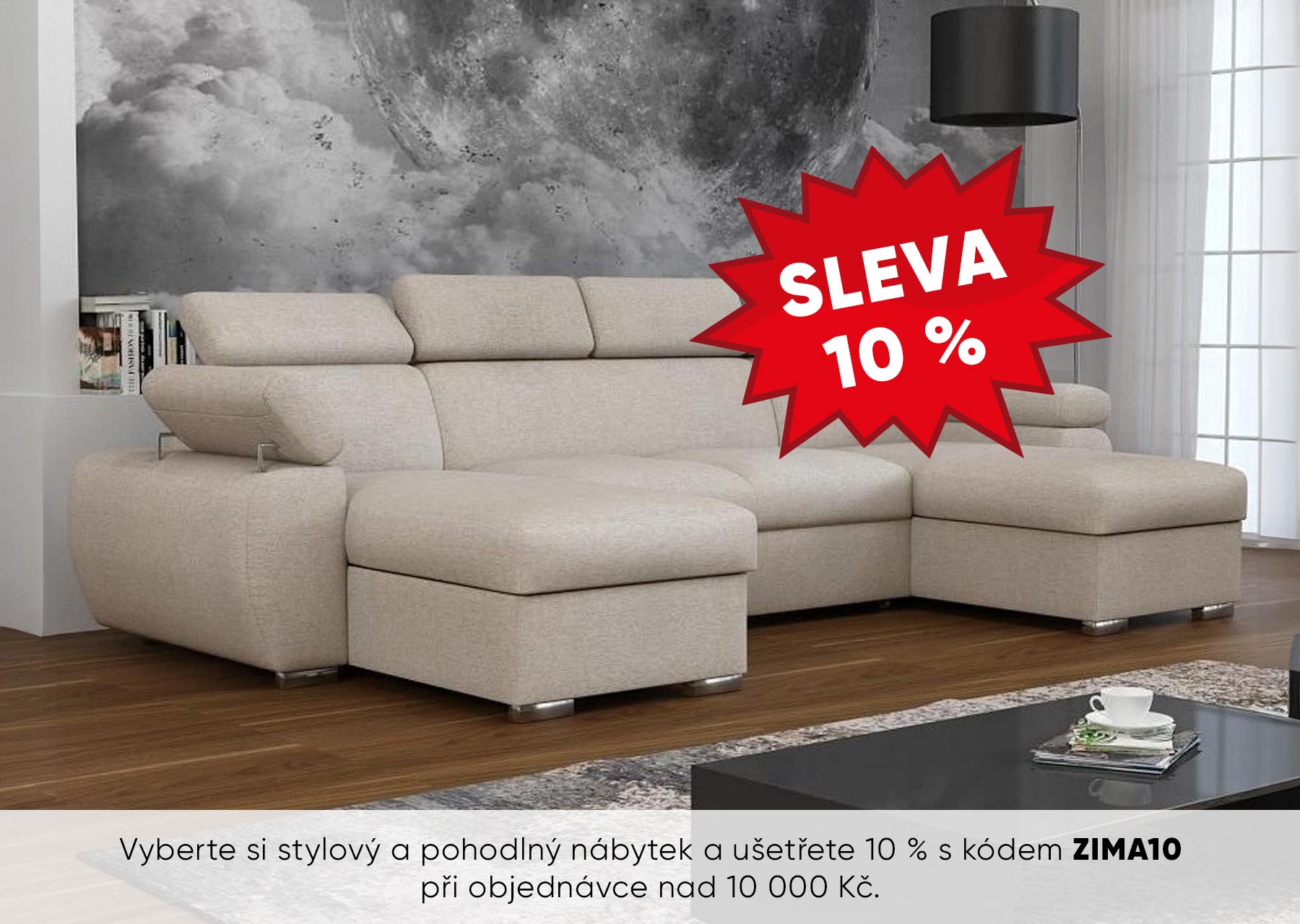 Sleva 10% na sedací soupravy