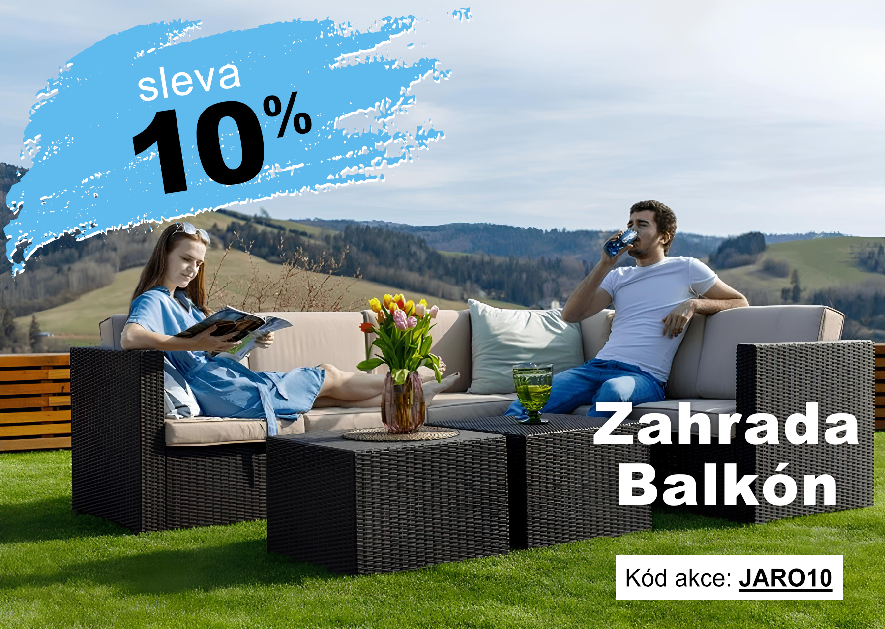 Zhradní nábytek se slevou 10%