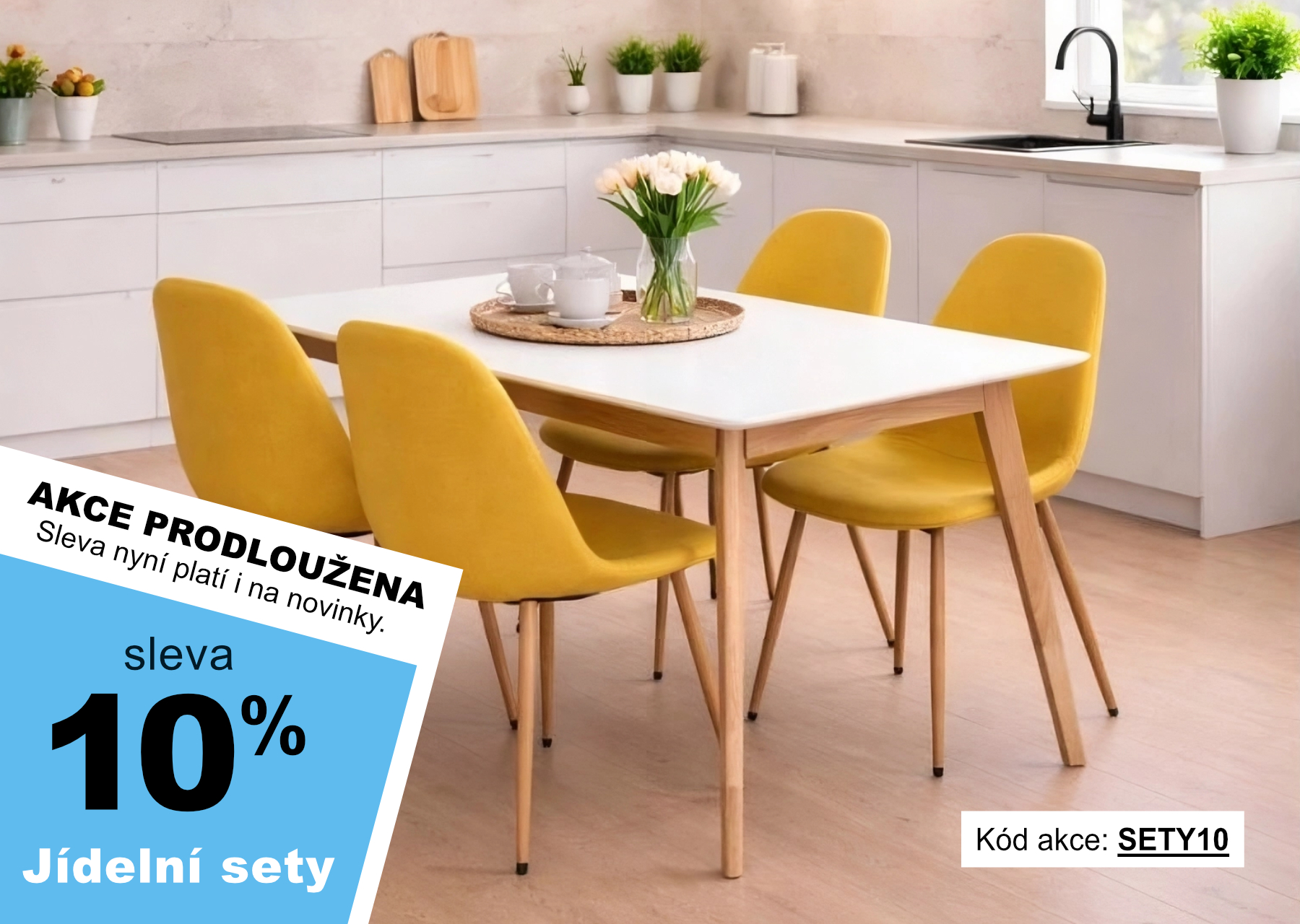 Novinky jídelních setů se slevou 10%