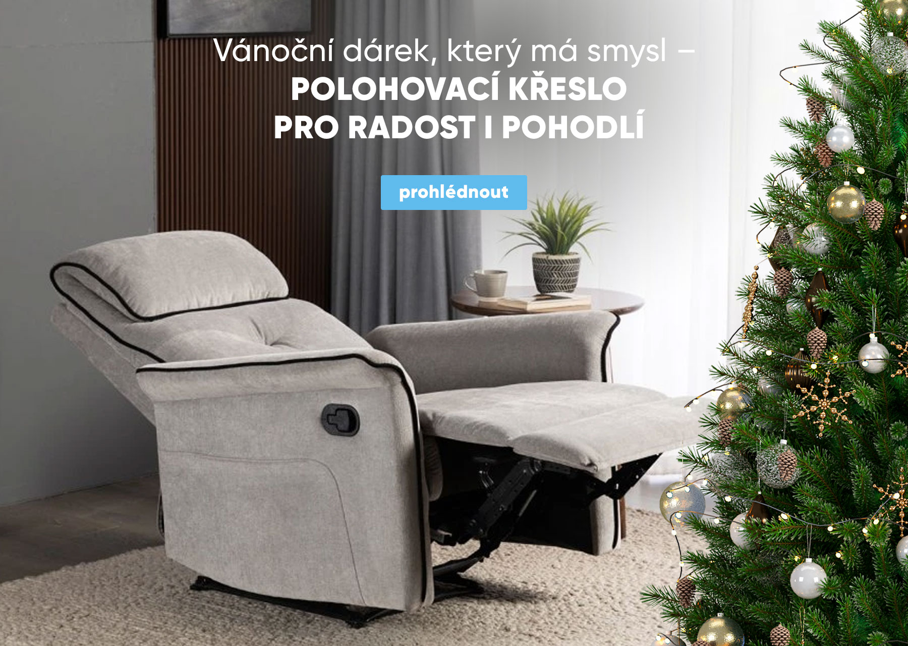 Relaxační polohovací křesla