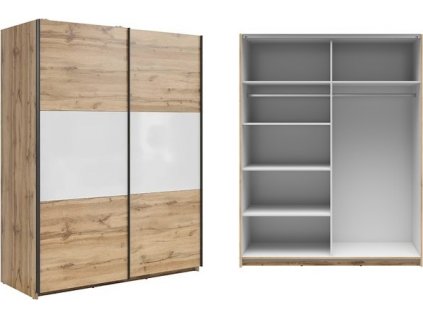 TETRIX SZF/153 dub wotan/bílý lesk   / 9BAL /