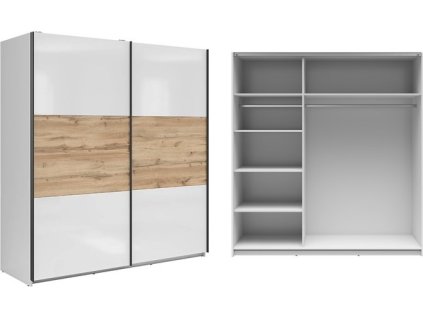 TETRIX SZF/183 bílý lesk/dub wotan   / 9BAL /