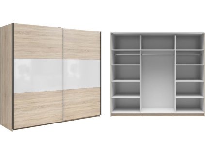 TETRIX SZF/220 dub sonoma/bílý lesk   / 10BAL /