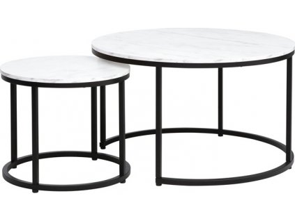 TRENDY DIEGO  sada 2kusy LAMINO BÍLÝ MRAMOR/NOHA ČERNÁ (S) (DIONBMAC=1BALÍK) (K250-E)