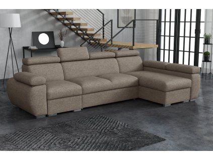 Sedací souprava Bodie P Aragon hnědošedá