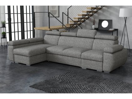 Sedací souprava Bodie L Aragon šedá