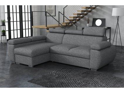 Sedací souprava Bodie levá Aragon tmavě šedá