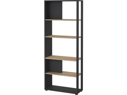 Knihovna Sigal 592 šedá/jackson hickory