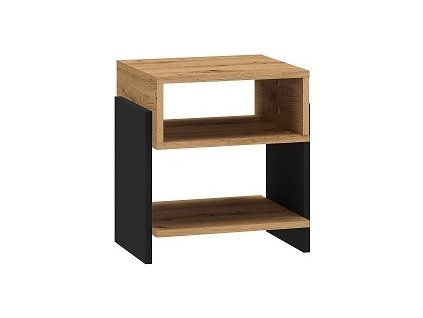 TUEGO 1 - REGÁL -NOČNÍ STOLEK ,lamino Dub artisan/ černá (ML) (TRIS 01=1BALÍK) (K150) NOVINKA