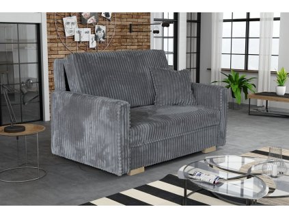 Rozkládací křeslo Vivian Piano II šedá