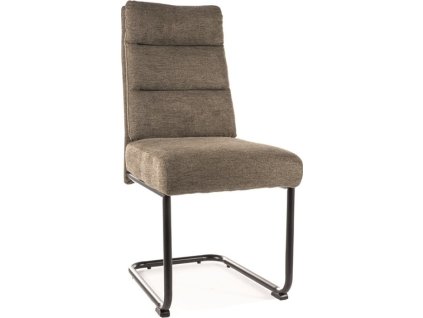 TRENDY-BERRY/BREGO-jídelní židle,  látka OLIVOVÁ-OLIVKA č.77 / kov černá(BERRYBRCOL) (S) (K150-E)NOVINKA
