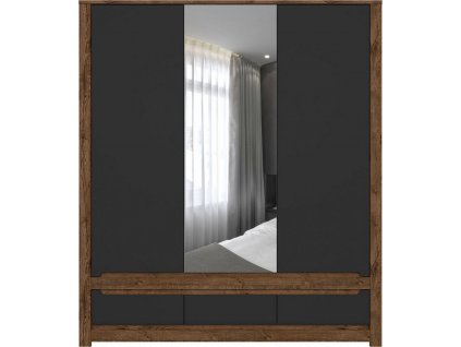 RUSO SZF2D1M3S dub april/černý mat   / 6BAL /