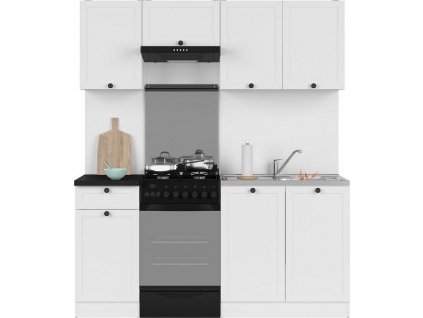 kuch.JUNONA MODUL VERZE2 BBL RAMKA 1,7 (BI/BI) bílá (BEZ PRAC. DESKY)***