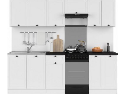 kuch.JUNONA MODUL VERZE2 BBL RAMKA 2,3 (BI/BI) bílá (BEZ PRAC. DESKY)***