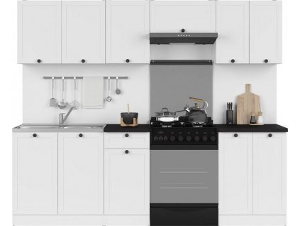 kuch.JUNONA MODUL VERZE2 BBL 2,4 RAMKA  (BI/BI) bílá (BEZ PRAC. DESKY)***