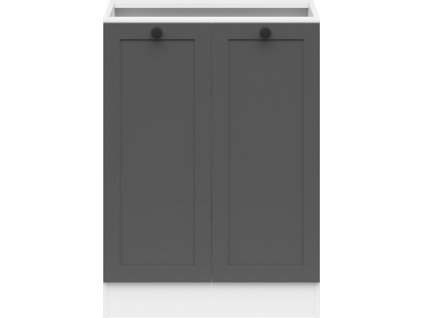 JUNONA RAMKA BBL D2D/60/82  bílá/grafit ( BEZ PRAC. DESKY! )   / 3BAL/