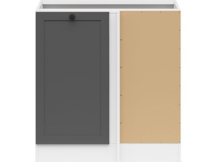 JUNONA RAMKA BBL DNW/100/82 P  bílá/grafit ( BEZ PRAC. DESKY! )   / 3BAL/