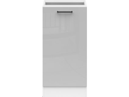 JUNONA TAFLA BBL D1D/50/82 P bílá/světle šedý lesk ( BEZ PRAC. DESKY! )   / 3BAL/