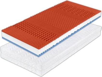 ROSA - Matrace  140 x 18 x 200, Nosnost 135KG, snímatelný potah MIKROFÁZE  (TR) (K250-Z)