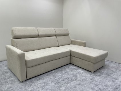 FONDUE NEW -MINI -UNI -sedací souprava, látka  Alfa 01 světle béžová, kolekce" E"  (FE) (K250-E)