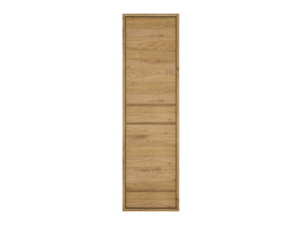 SYRAKUSA 10- Skříň policová 2D2S L/P- lamino dub shetland/ šedá (Shetland 10=2BALÍKY) (W) (K150)