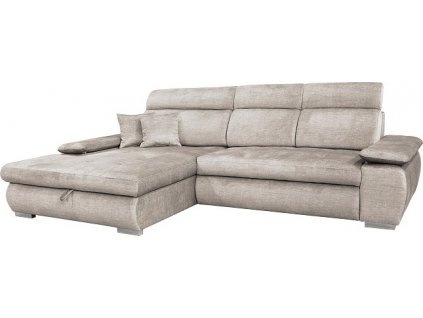 TIFANY - Levá sedací souprava látka BÍLÁ KÁVA- ARAGON 03 (TIFFI) kolekce "GB"  (K250-Z) NOVÁ LÁTKA