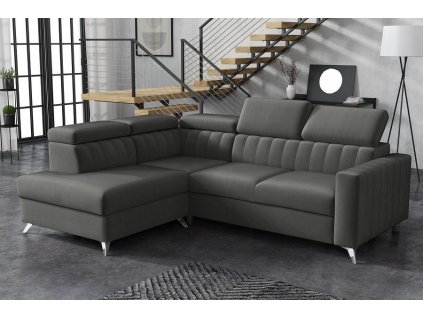 Sedací souprava Mildred Premium III levá šedá