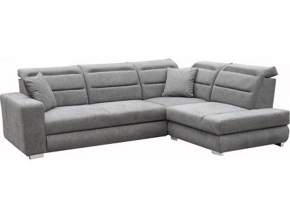 OPTIMA  Levá - sedací souprava látka Matana 04 ŠEDÁ (FE) kolekce - "E" (K250) NOVÁ LÁTKA