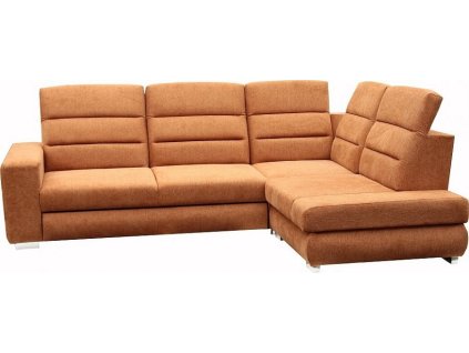OPTIMA  Levá - sedací souprava látka Matana 08 SKOŘICOVÁ (FE) kolekce - "E" (K250) NOVÁ LÁTKA