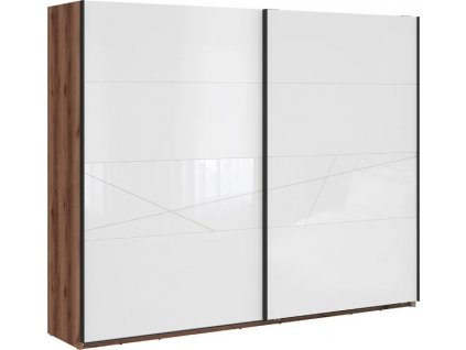 FORN SZF/270 dub delano tmavý/bílý lesk ***