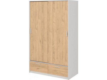 Skříň Lincoln 324 bílá/jackson hickory