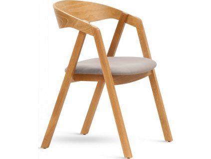 Křesílko GURU odstín dub látka (Odstín odstín dub, Sedák lux 25 béžová)