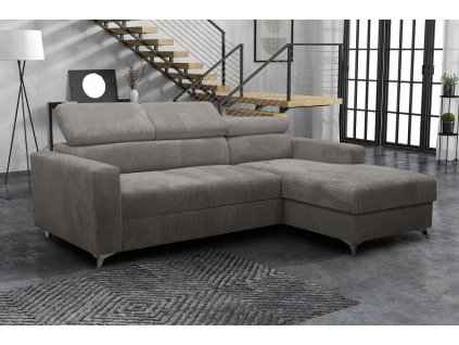 Sedací souprava Mildred Premium I pravá tmavě šedá