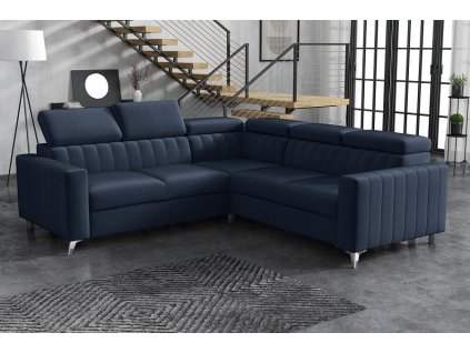 Sedací souprava Mildred Premium II tmavě modrá