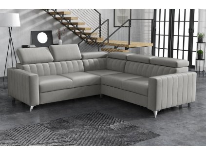 Sedací souprava Mildred Premium II světle šedá
