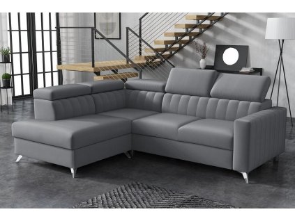 Sedací souprava Mildred III levá světle šedá