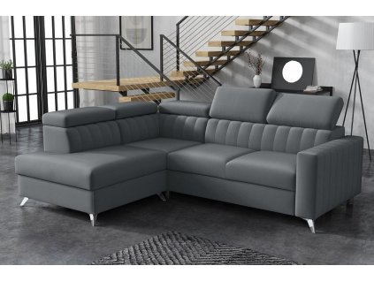 Sedací souprava Mildred III levá šedá