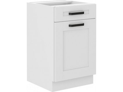 Spodní skříňka, bílá, LULA 50 D 1F 1S BB